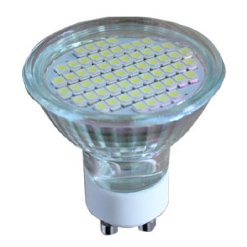 Dimmable led cup light /lamp 60pcs 3528smd 3.5w spot lamp gu10